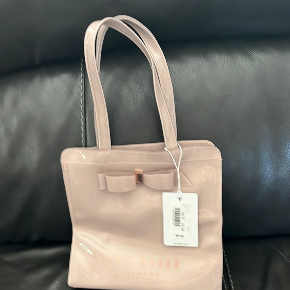 Ted Baker Small Bow Icon tote purse. New w/tags.